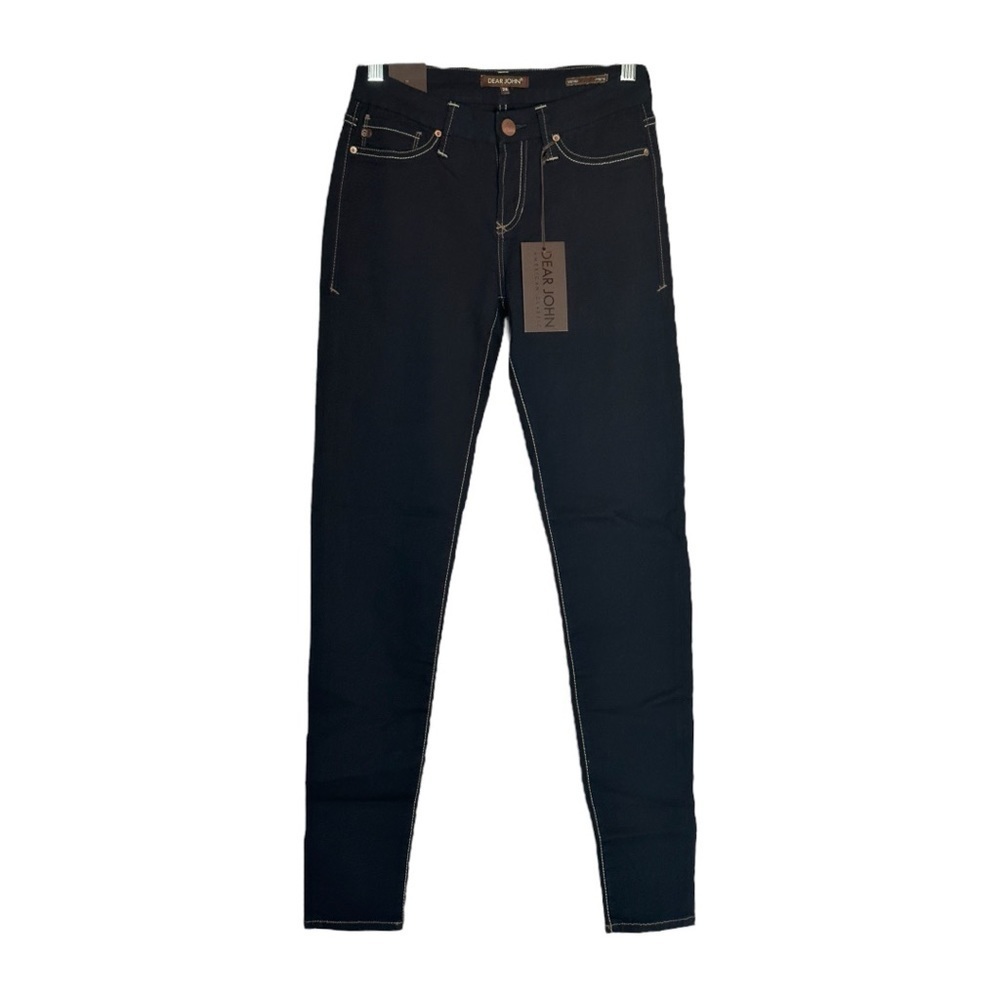 NWT Dear John Metro Jegging Jeans 26 Dark Wash Mid Rise Skinny Stretch
